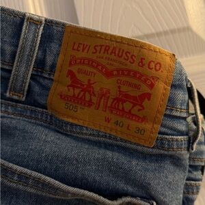 Levi Men’s 505 Regular fit jeans